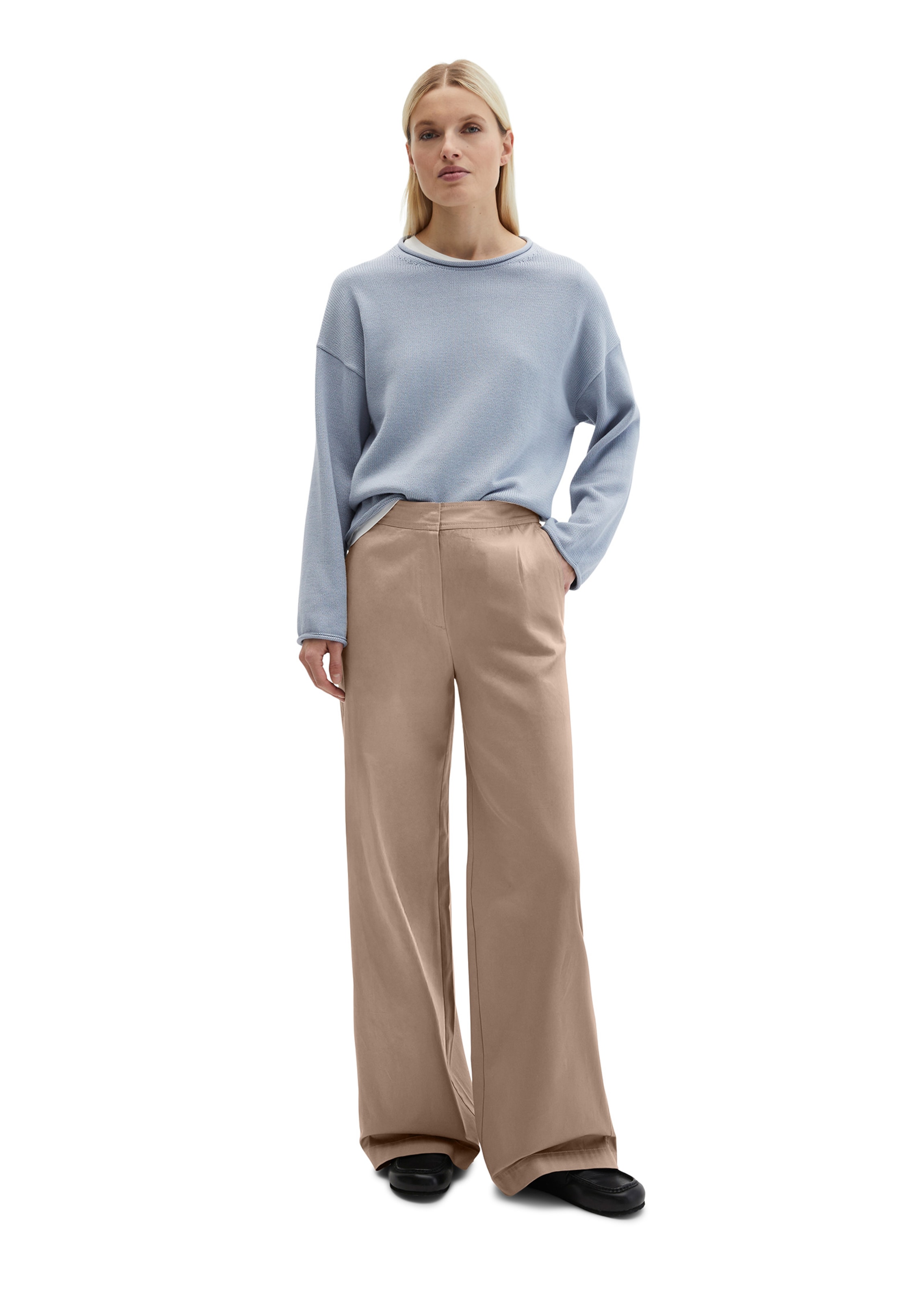 Marc O'Polo Regular Trousers in Brown