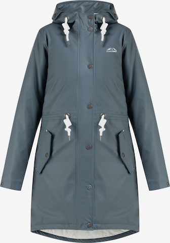 ICEBOUND Raincoat in Blue: front