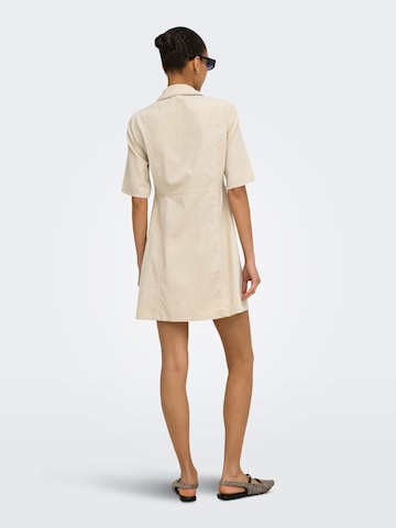 Robe-chemise 'ONLAime' ONLY en beige