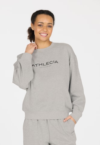 Athlecia Sweatshirt 'Atkins' in Grijs: voorkant