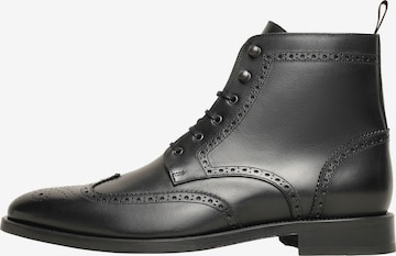 Henry Stevens Schnürboots 'Murray FBDB' in Schwarz