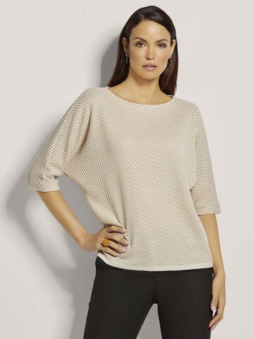 Pull-over MADELEINE en beige : devant