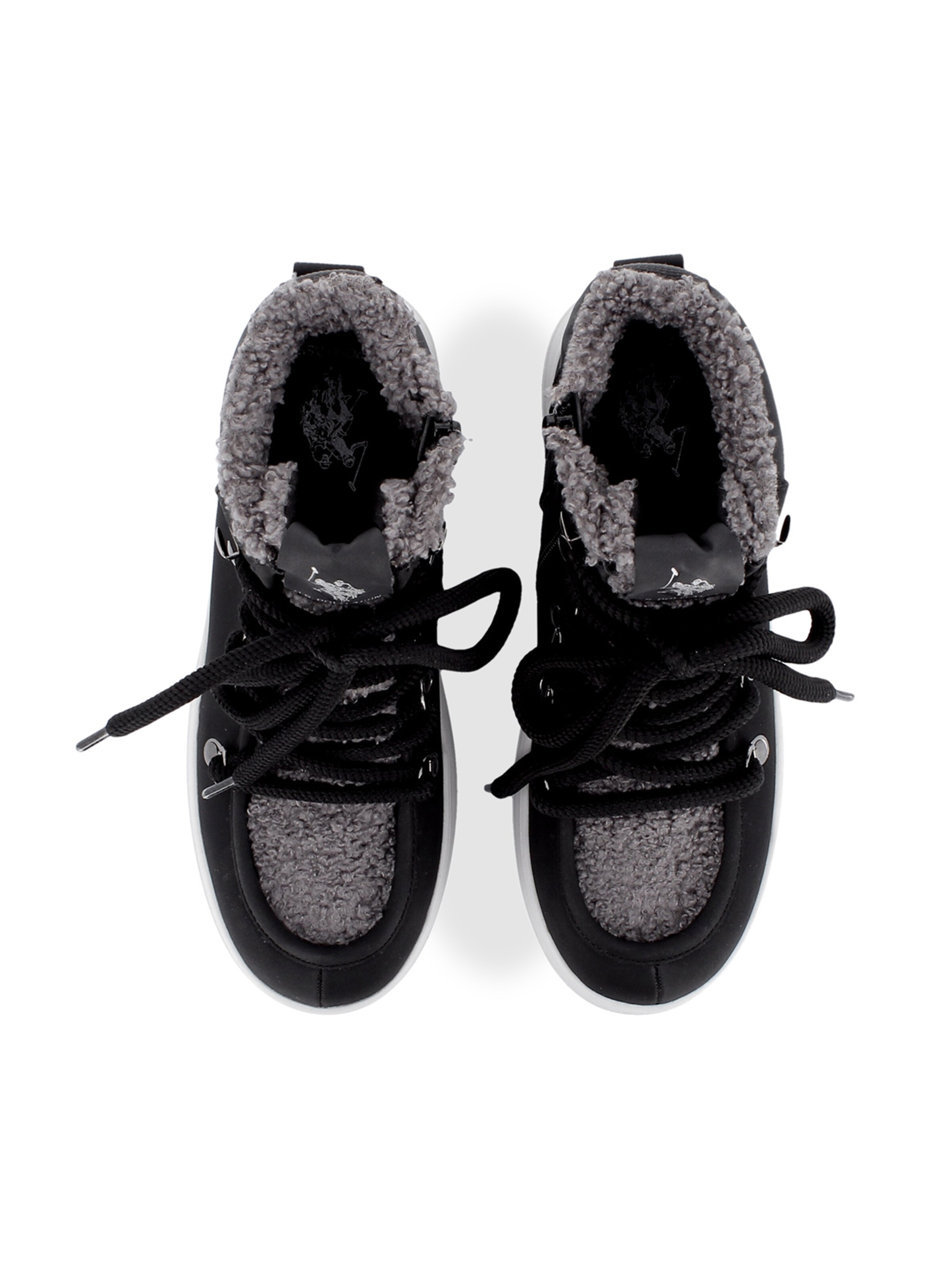 US POLO ASSN. - Botim com fivela 'Icy' em preto: topo