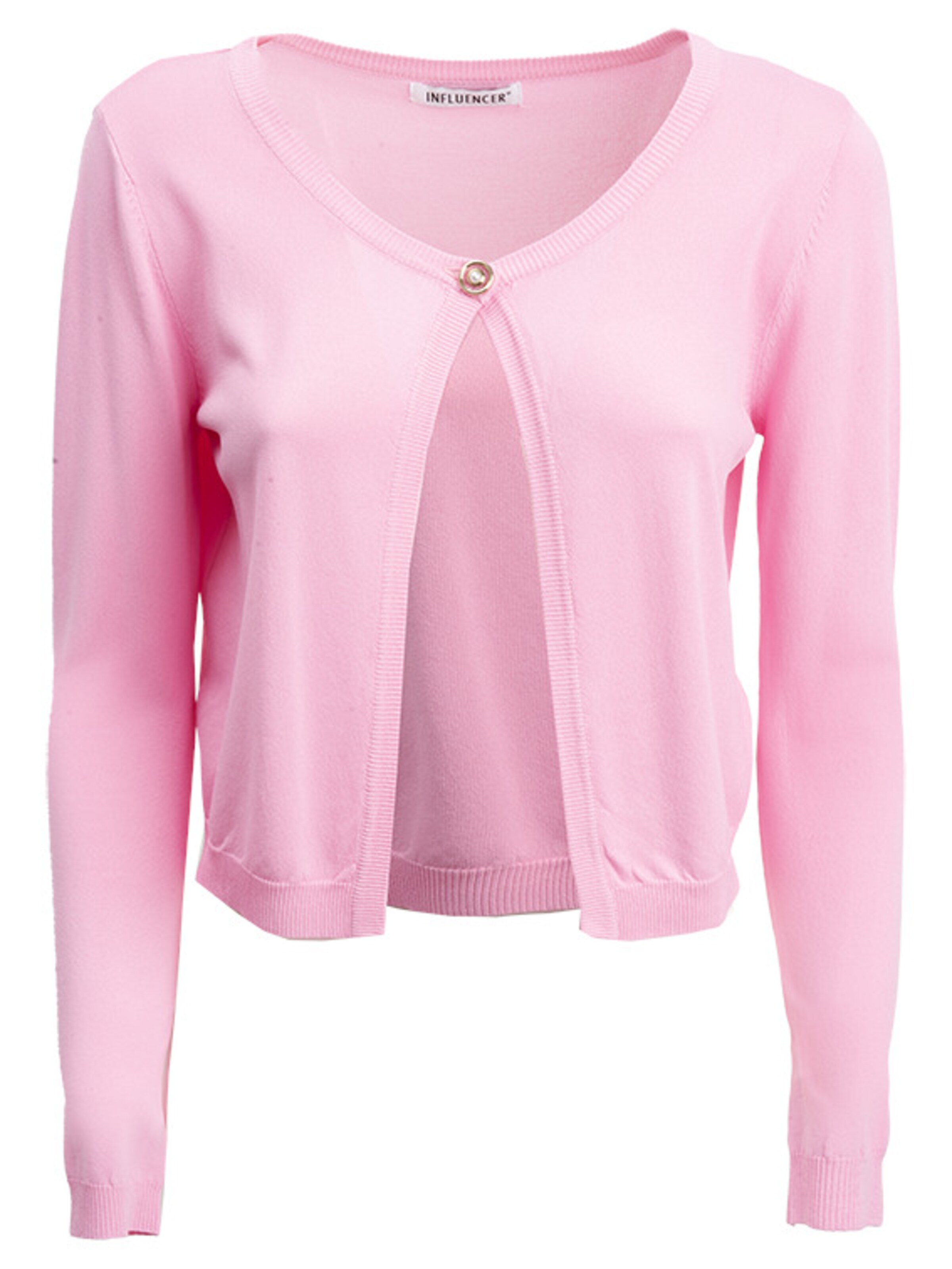 Influencer Kardigán - Ružová: predná strana