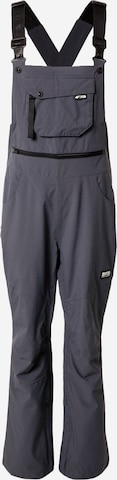 4F Bootcut Sportovní kalhoty – šedá: přední strana