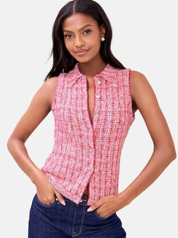 Cardigan Lipsy en rose : devant