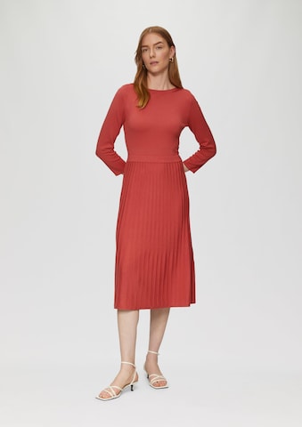 s.Oliver BLACK LABEL Knit dress in Red: front