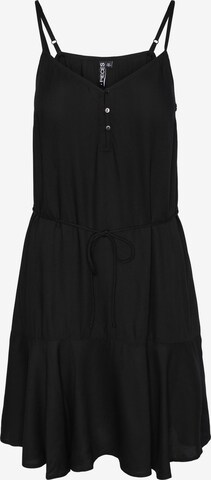 Rochie de vară de la PIECES pe negru: față