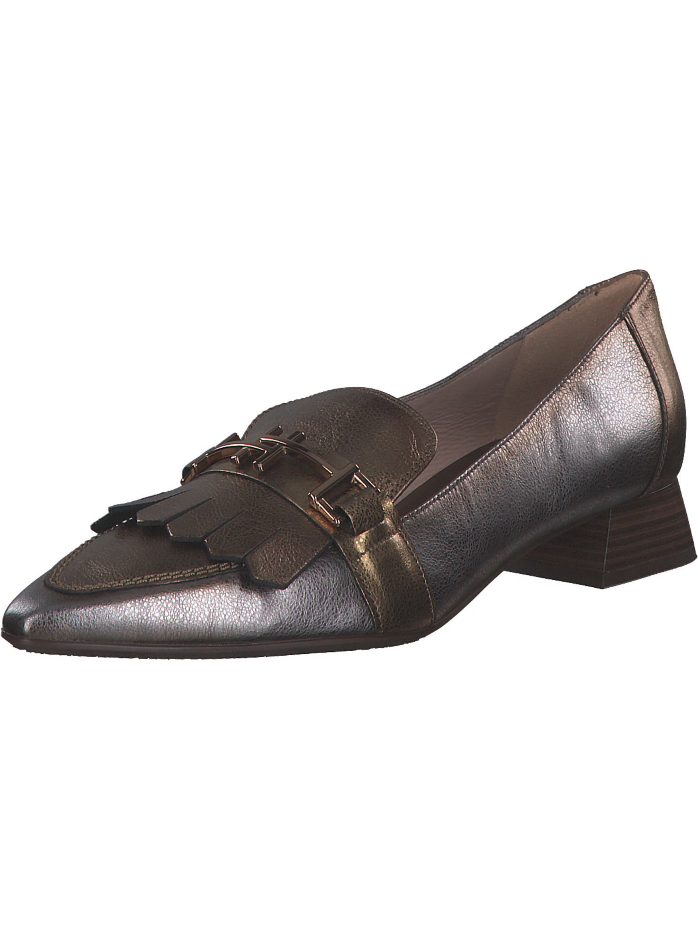 Hispanitas Classic Flats 'Dali-I2' in Brown: front