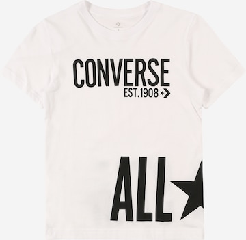 CONVERSE T-Shirt 'ALL STAR' in Weiß: front
