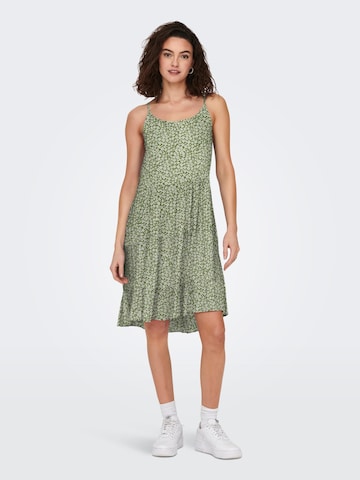ONLY فستان صيفي 'Maj Life' بلون أخضر: الأمام