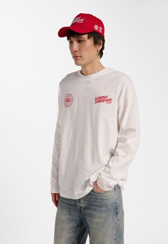 T-Shirt fonctionnel Hummel en blanc : devant