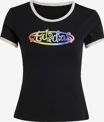 ADIDAS ORIGINALS Футболка 'Adidas x Jeremy Scott' в Черный: спереди