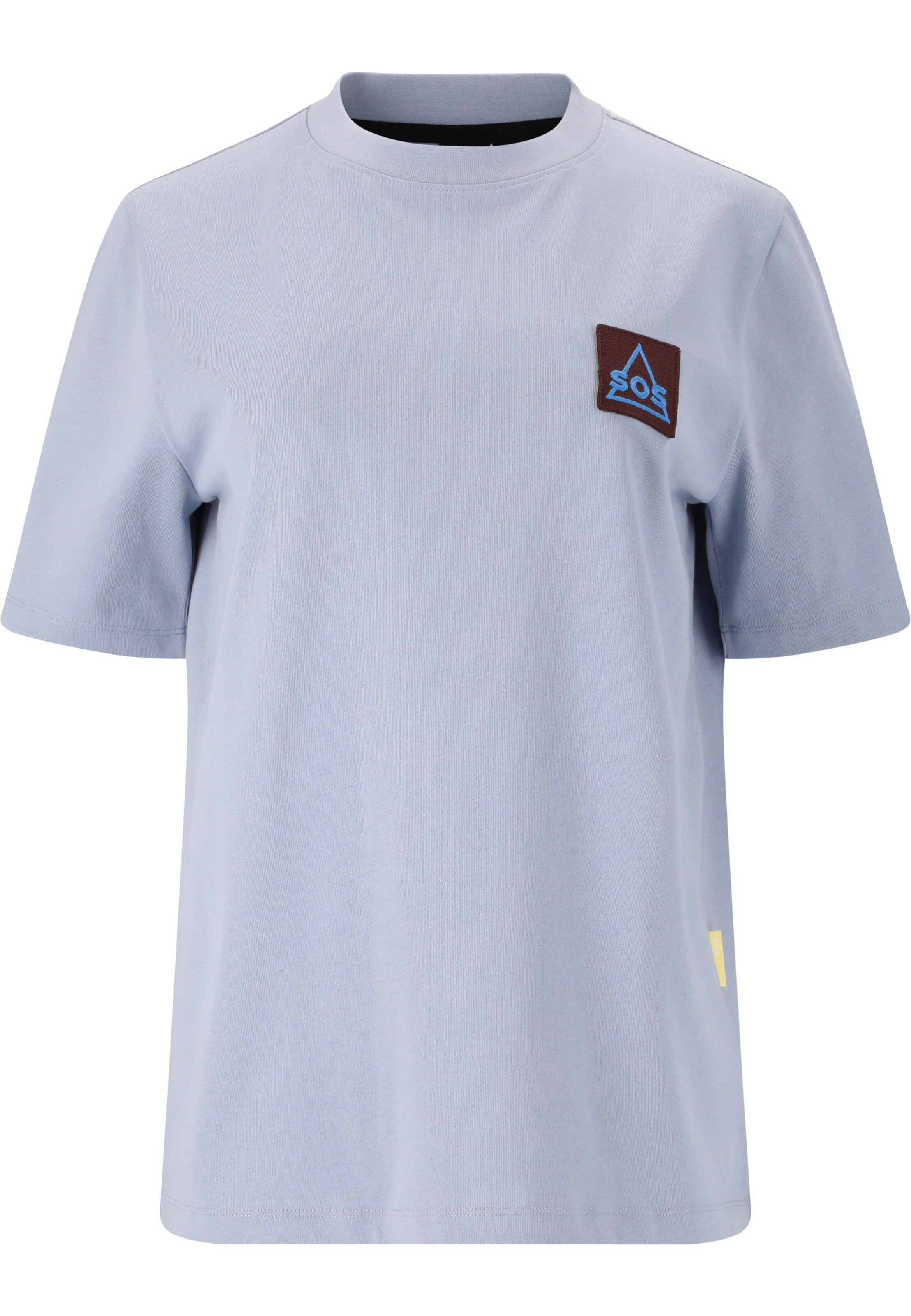 SOS Shirt 'Big Wood' in Blue: front