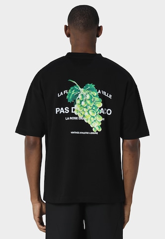 T-Shirt 'Verde' Pas De Monaco en noir : devant