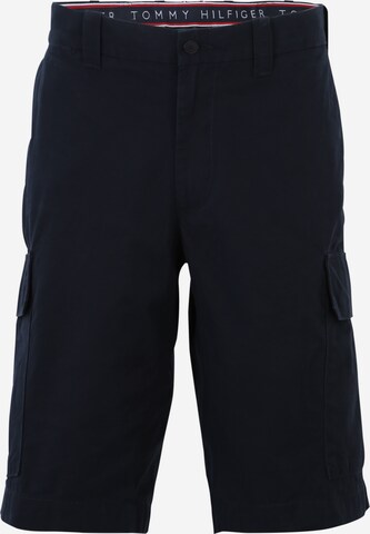 Tommy Hilfiger Big & Tall Cargo Pants 'John' in Blue: front
