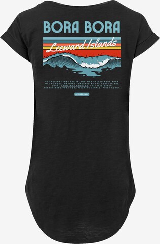 T-shirt 'Bora Bora Leewards Island' F4NT4STIC en noir
