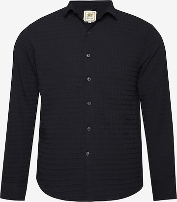 Campus SutraComfort Fit Košulja 'Sunny' - crna boja: prednji dio