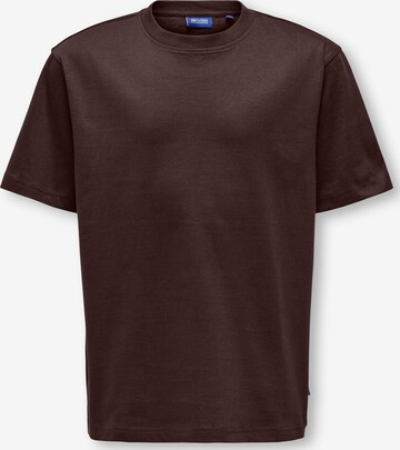 Only & Sons Junior T-Shirt 'OSJFRED' in Braun: Vorderseite