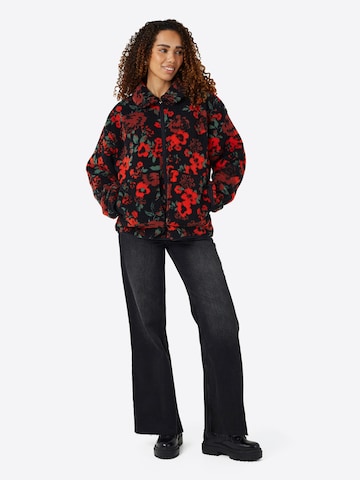BRAVE SOUL Fleece jas in Zwart