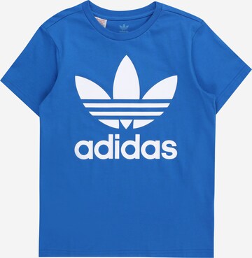 ADIDAS ORIGINALS T-Shirt 'Trefoil' in Blau: predná strana