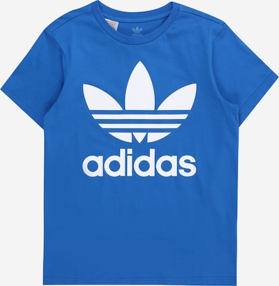 Marškinėliai 'Trefoil' iš ADIDAS ORIGINALS, spalva – mėlyna / balta, Prekių apžvalga