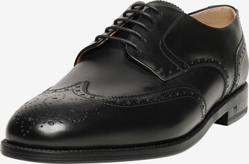 Henry Stevens Lace-Up Shoes 'Jones FBD' in Black: front