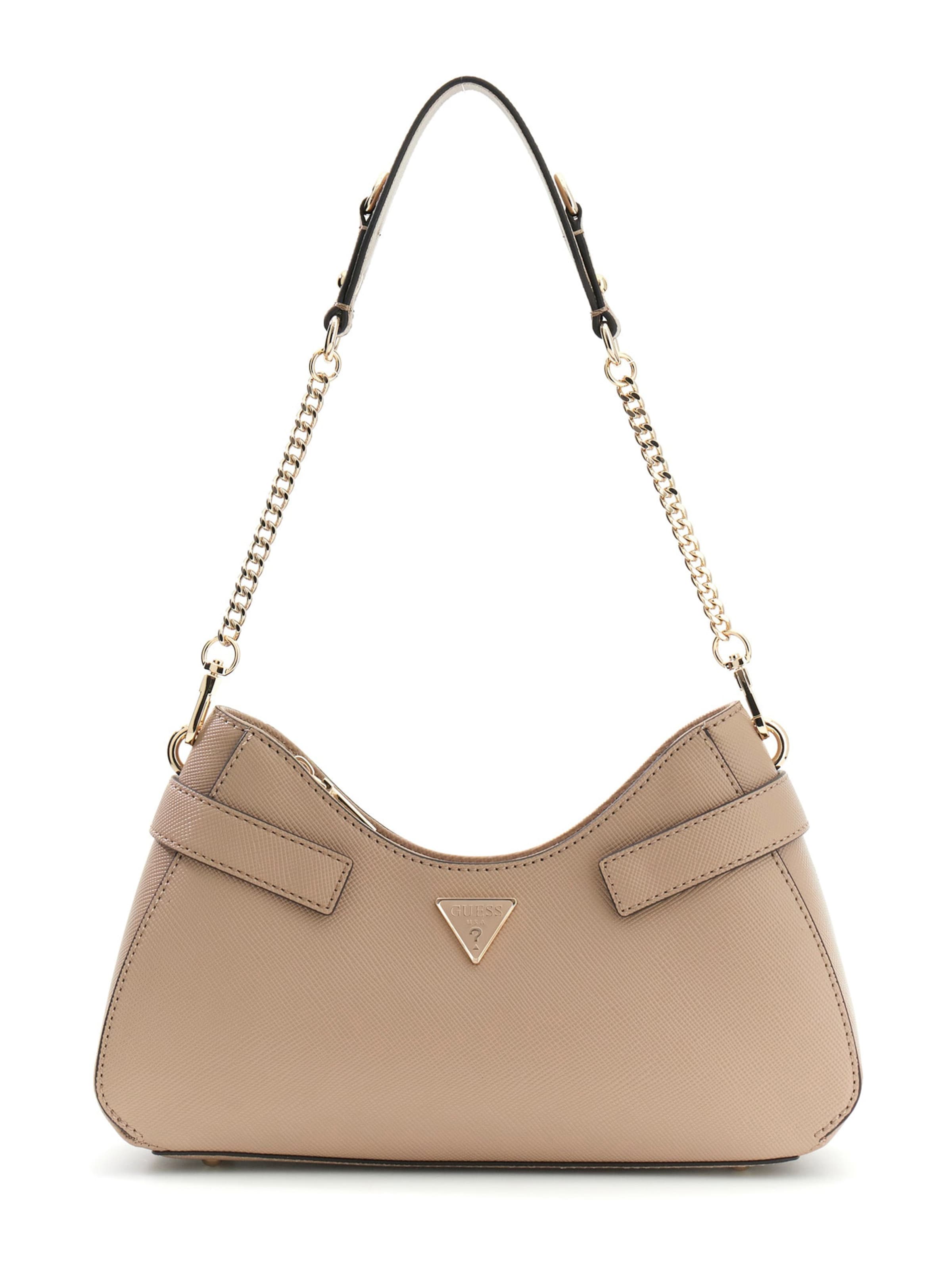 GUESS Наплечная сумка 'SERENOVA' в Бежевый: спереди