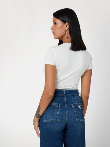 GUESS Shirt 'Strass' in White