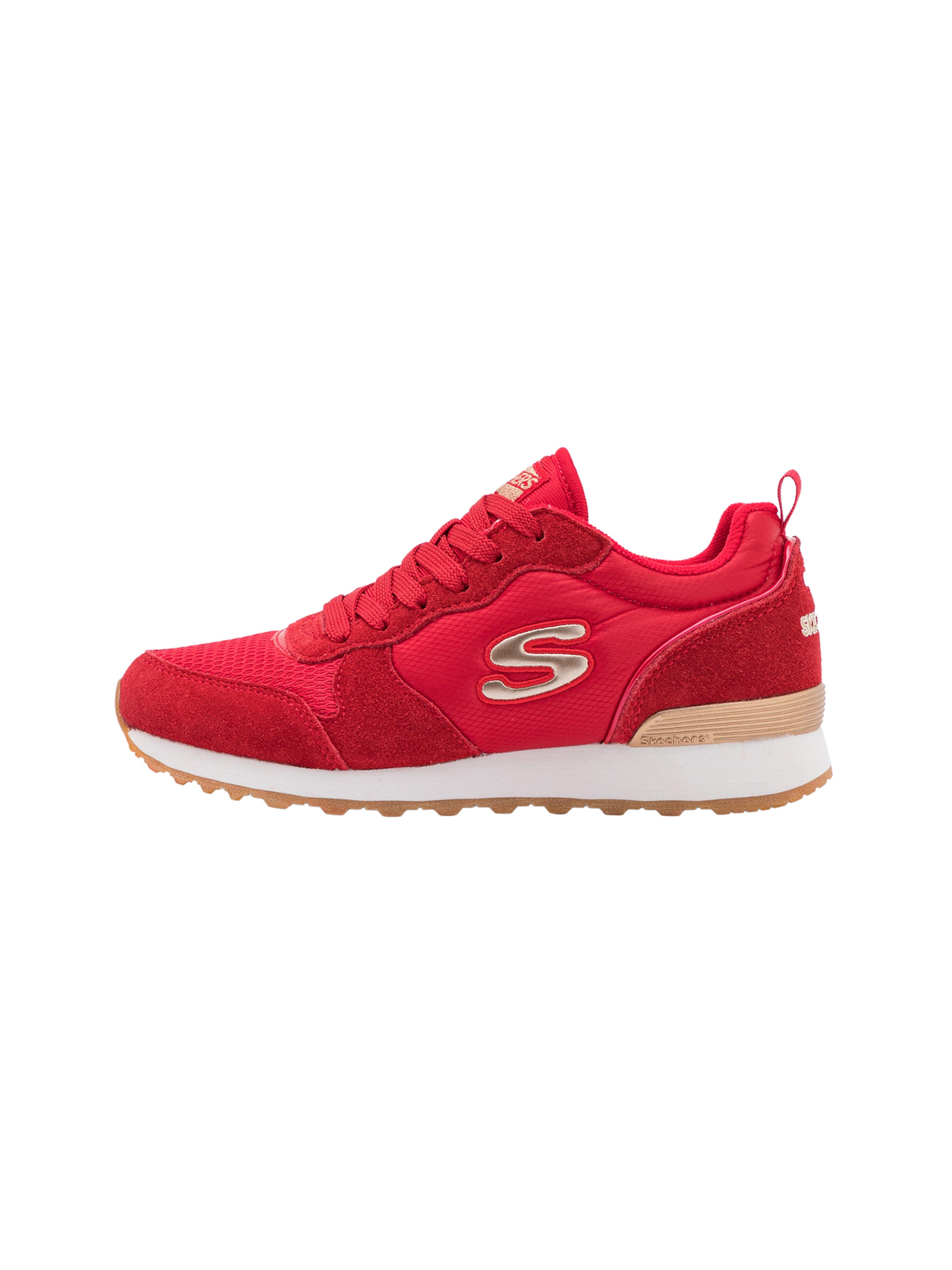 SKECHERS Sneaker 'Air infinity' in gold / rot, Produktansicht