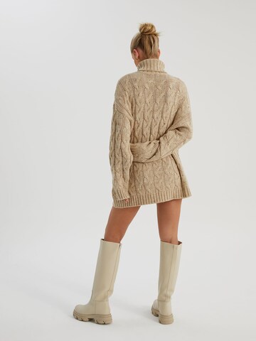 millane Strikkjole 'Saskia' i beige