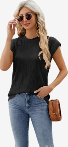 Yesfashion Bluse in Schwarz: Vorderseite