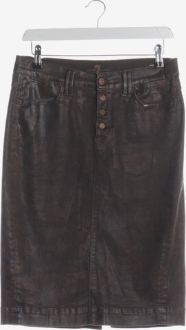 7 for all mankind Skirt in M in Brown: front