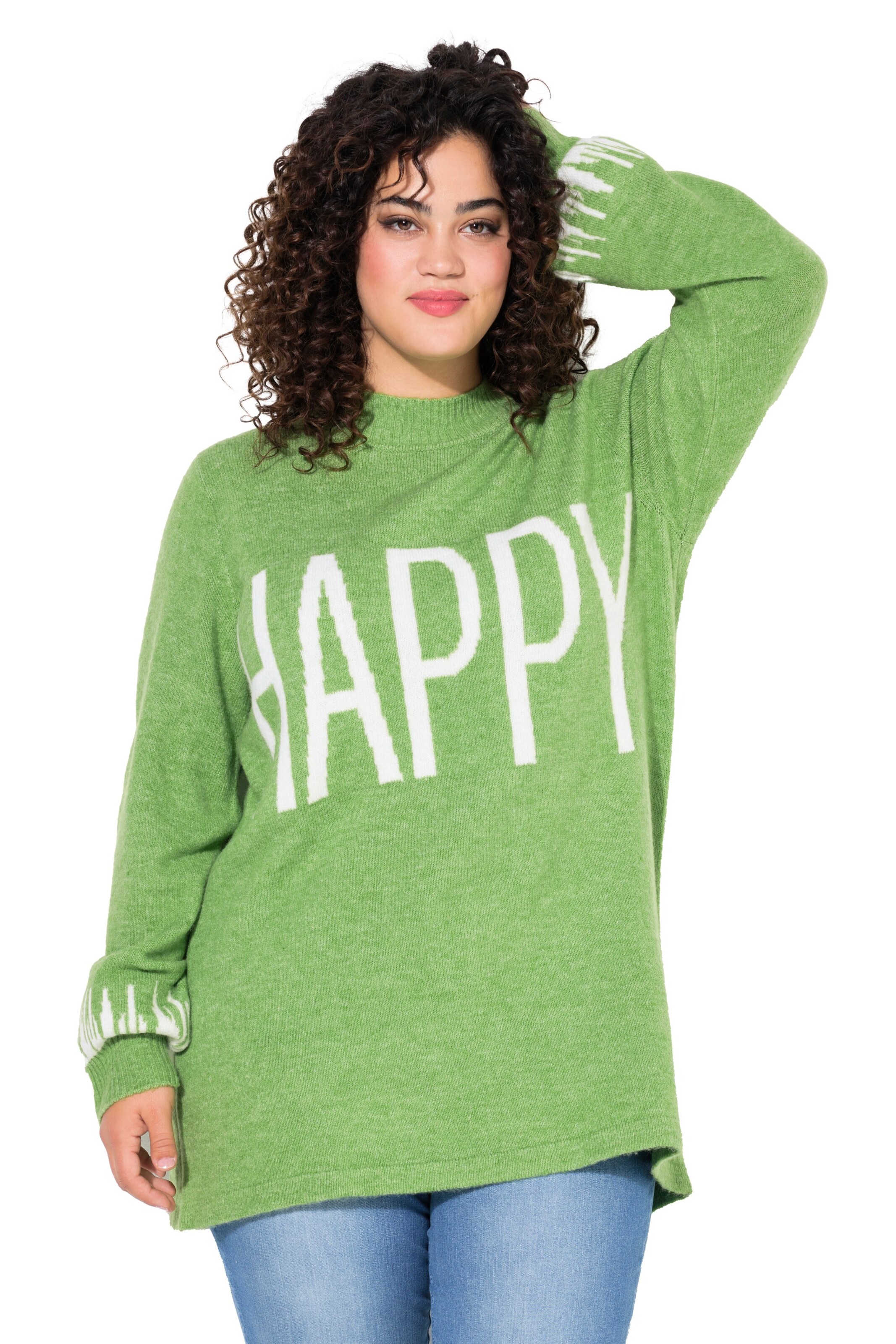 Angel of Style Sweater in Green: front