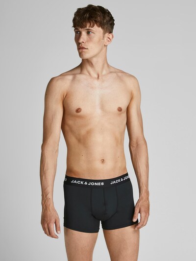 JACK & JONES Boxershorts in schwarz / weiß, Modelansicht