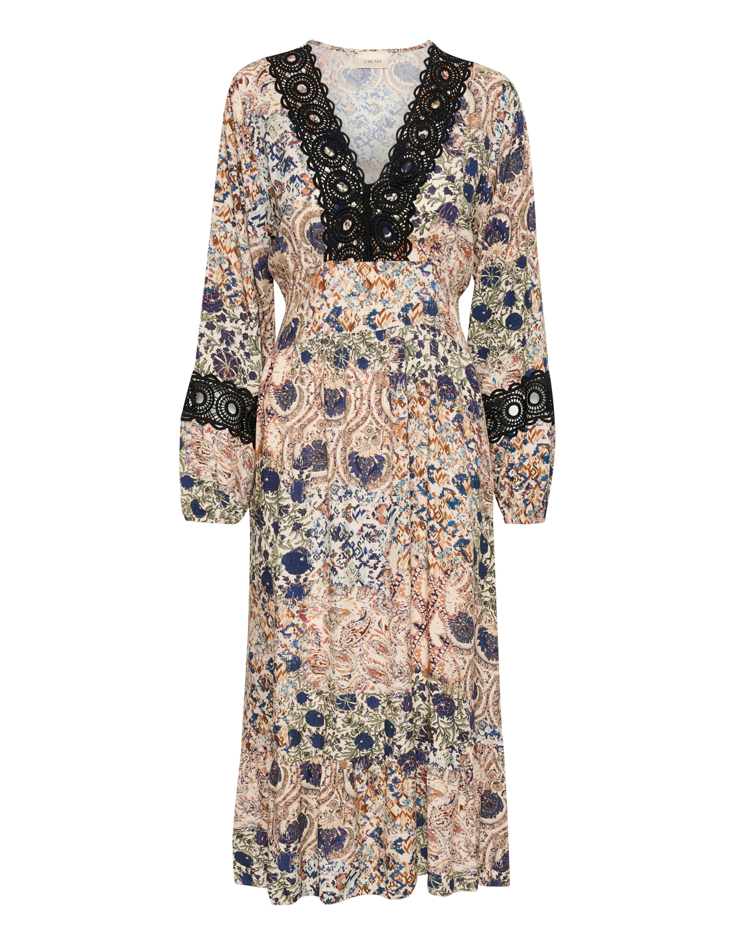 Cream Jurk 'Bri' in Beige: voorkant