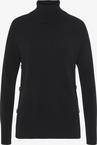 LAURA SCOTT Sweater in Black: front