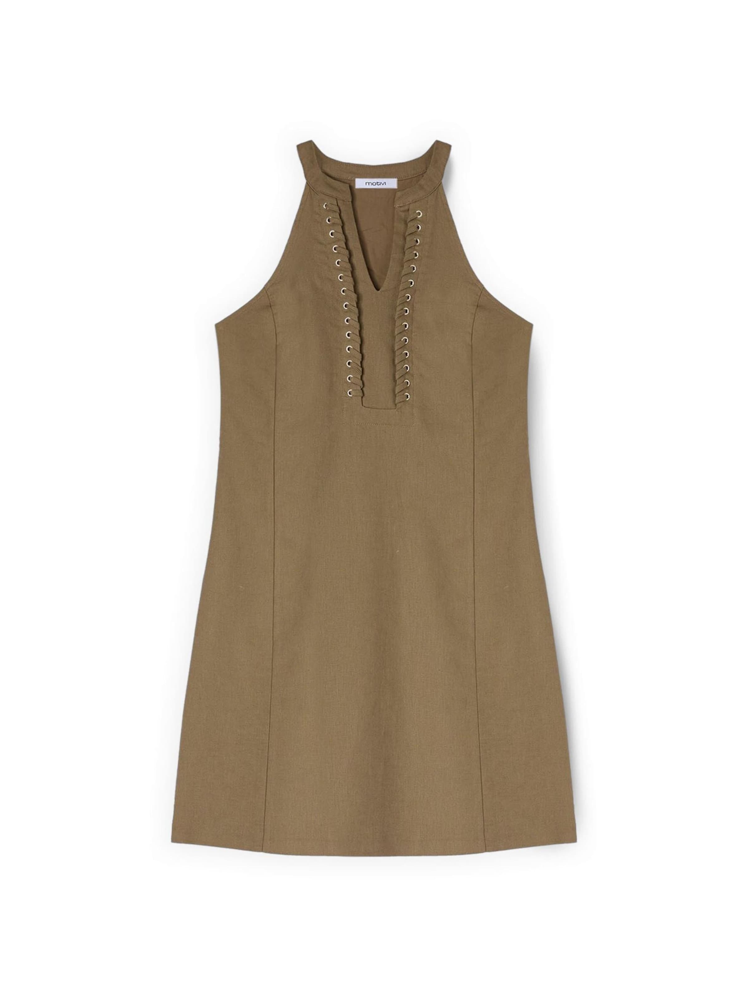 MOTIVI Dress in Green: front