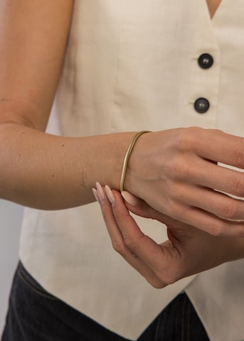 PURELEI Armband 'Flow' in Gold: Vorderseite