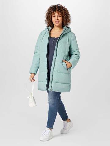 ONLY Carmakoma Winter coat 'Dolly' in Green