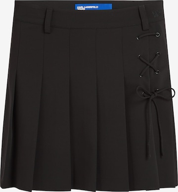 juoda KARL LAGERFELD JEANS Sijonas: priekis