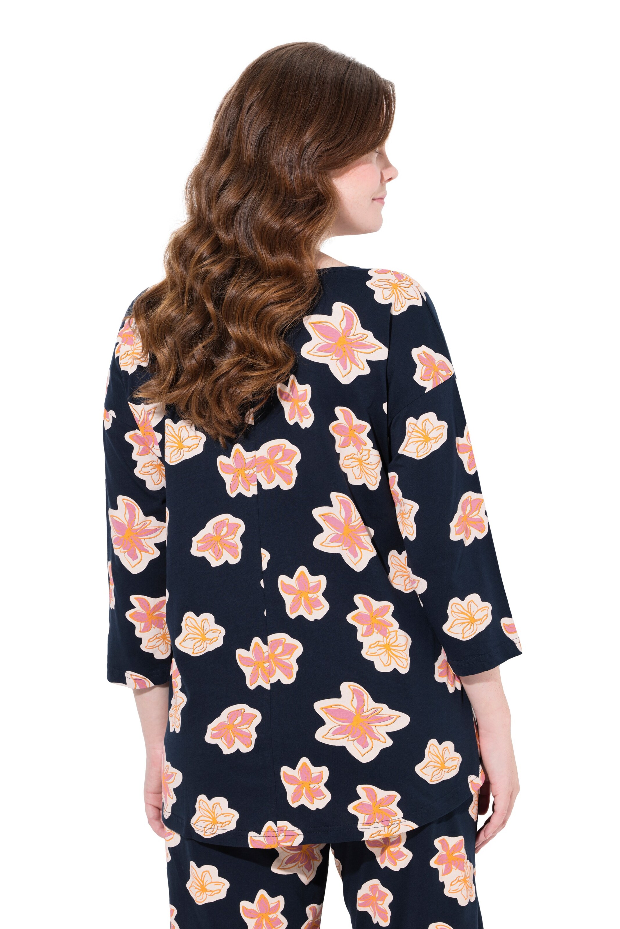 Ulla Popken Pajama shirt in Blue