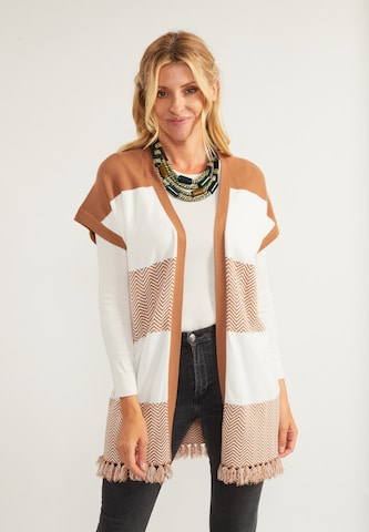 usha FESTIVAL Vest in Beige: front