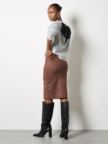 Jupe ' ' Apricot en marron