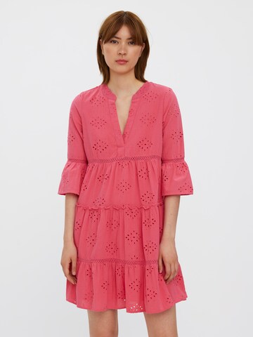 VERO MODA Shirt Dress 'DICTHE' in Pink: front