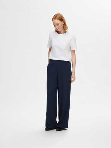 SELECTED FEMME Loose fit Pants 'TINNI' in Blue