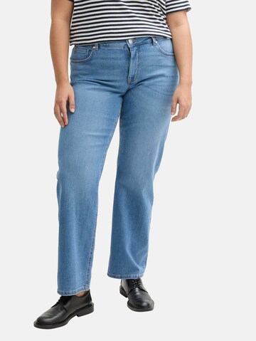 Tom Tailor Women + Regular Jeans in Blau: Vorderseite