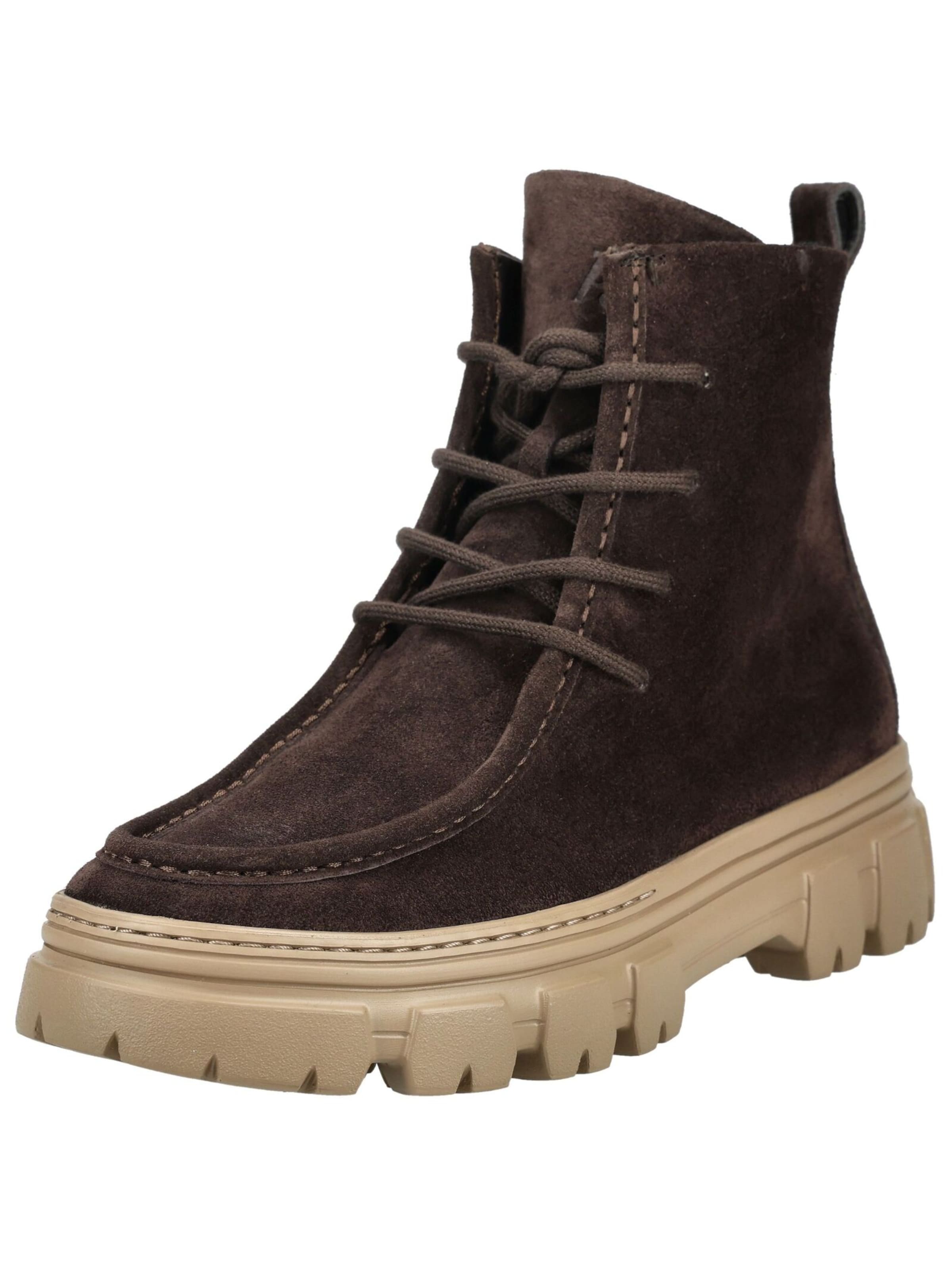Bottines à lacets Paul Green en marron : devant