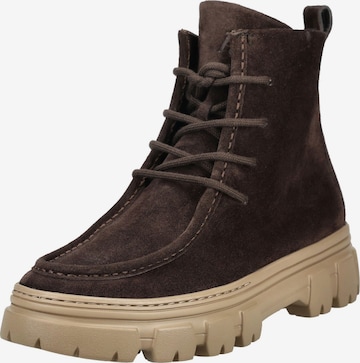 Bottines à lacets Paul Green en marron : devant