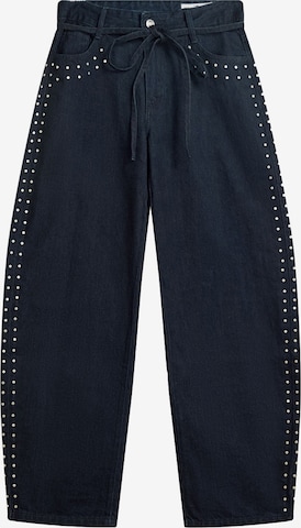 Bershka Baggy Farkut värissä sininen: etupuoli